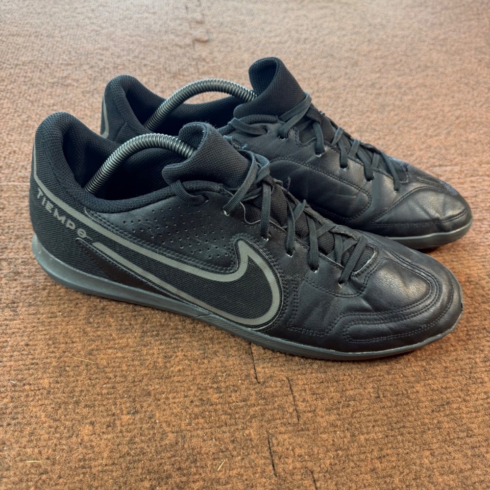 Nike Tiempo Legend 9 Academy IC Mens Indoor Soccer Shoes Black DA1189-004 Sz 12